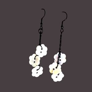 Elegant Floral Drop Earrings
